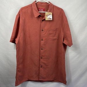 Men’s Woody’s Retro Lounge XXL Rust colored shirt. Super cool..